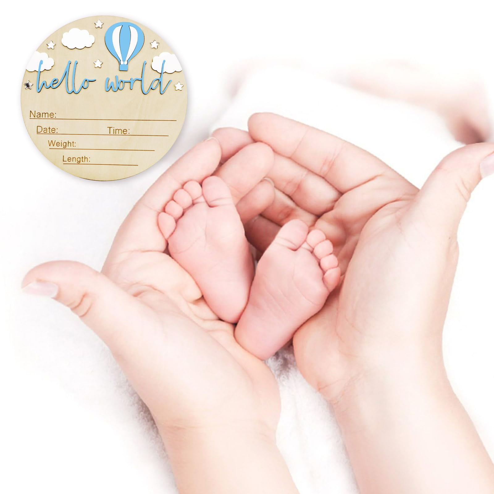 DUOJINSANXI cloud and balloon design celebrates your newborn arrival