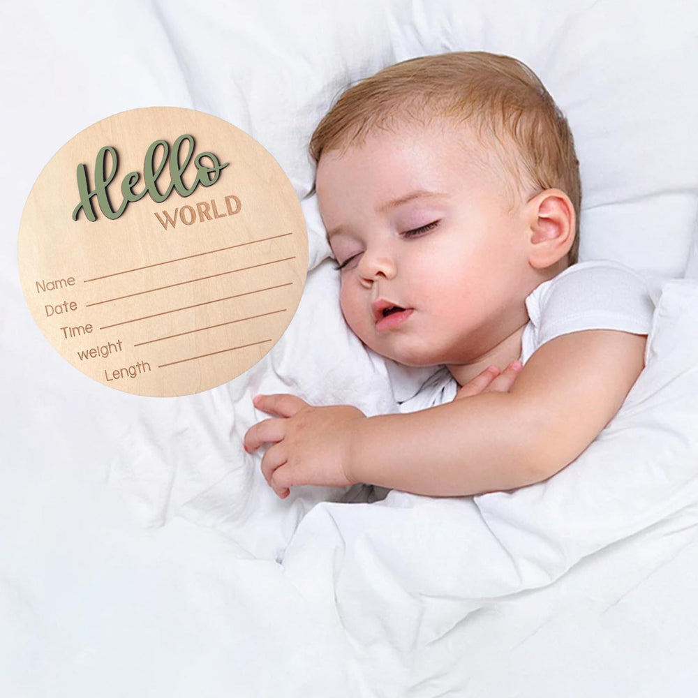 DUOJINSANXI Wall Decor Nursery Sign in forest green suits nurseries and displays.