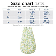 Duomiaomiao sleep sack with smooth two-way zipper for easy diaper changes.
