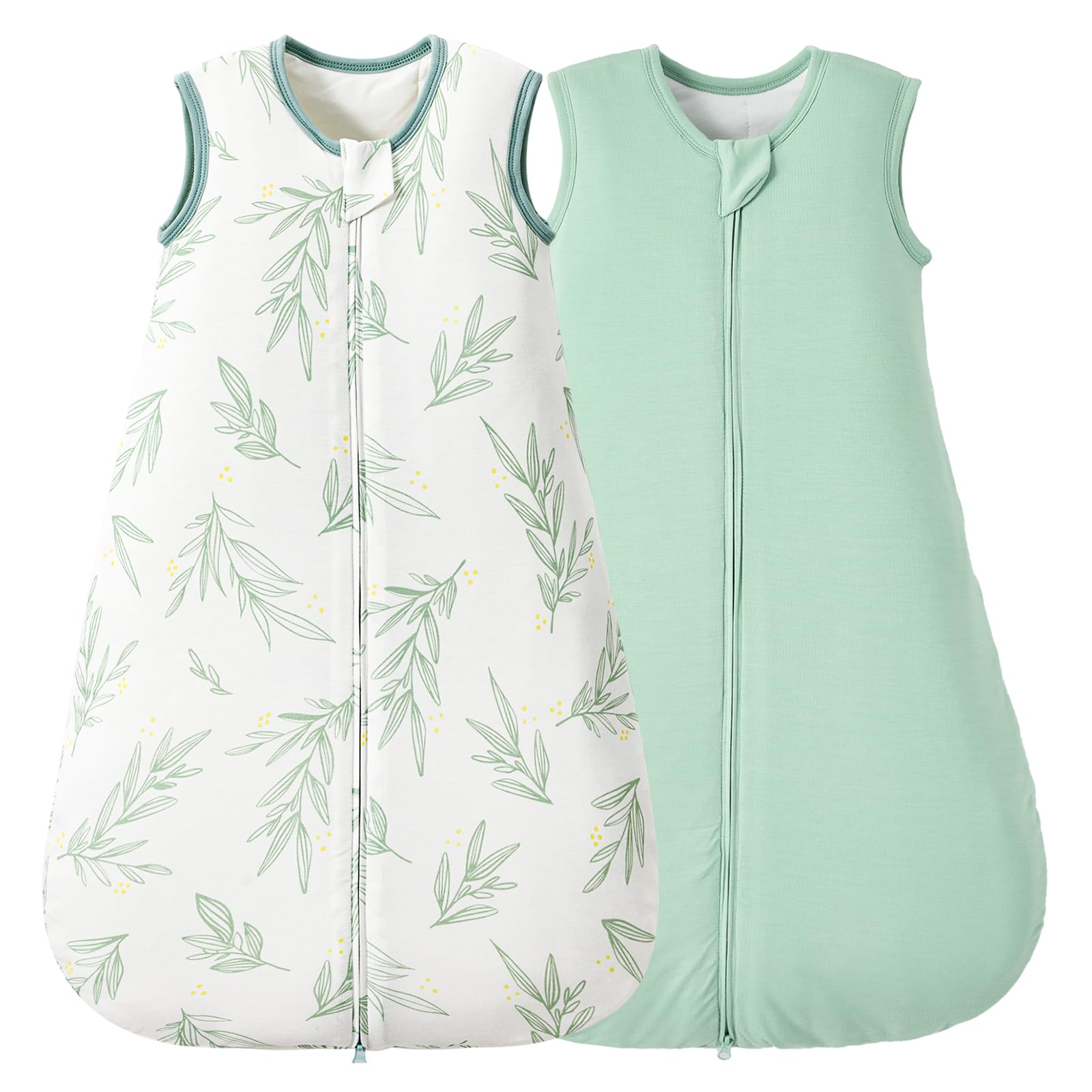 Duomiaomiao baby sleep sack in soft bamboo fabric for gentle warmth and comfort.