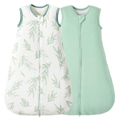 Duomiaomiao baby sleep sack in soft bamboo fabric for gentle warmth and comfort.