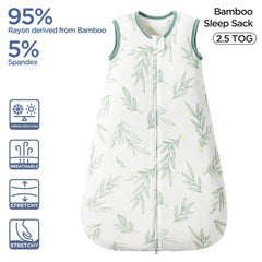 Duomiaomiao sleep sack with two-way zipper for easy diaper changes.