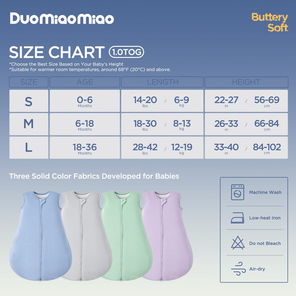 Duomiaomiao hypoallergenic fabric cares for delicate baby skin during sleep.