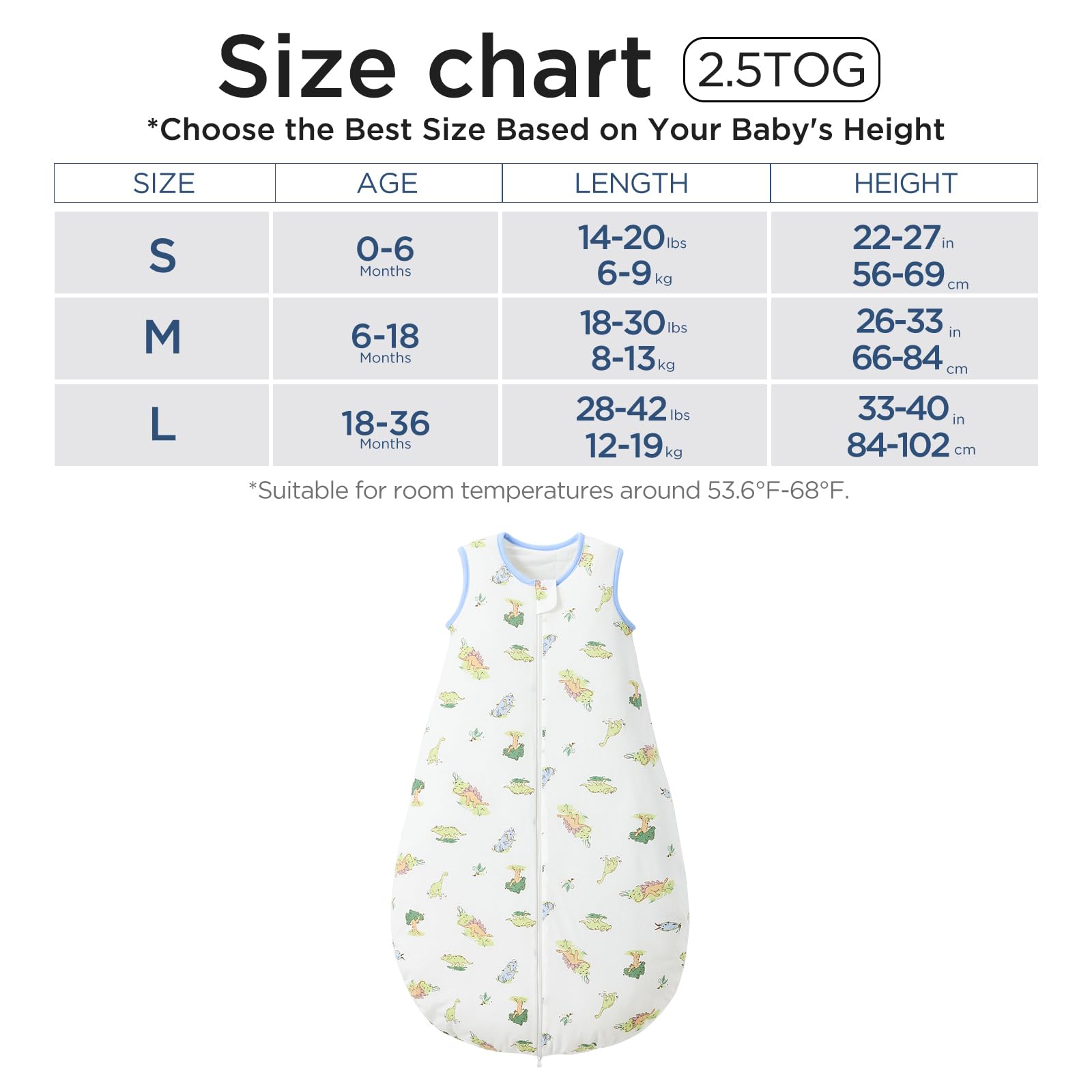 Soft, breathable filling keeps baby warm without overheating.