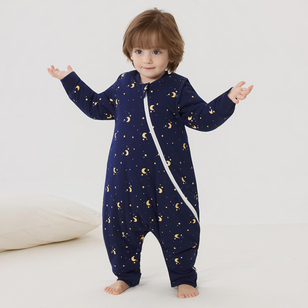 Duomiaomiao side zipper design simplifies nightly changes for parents.