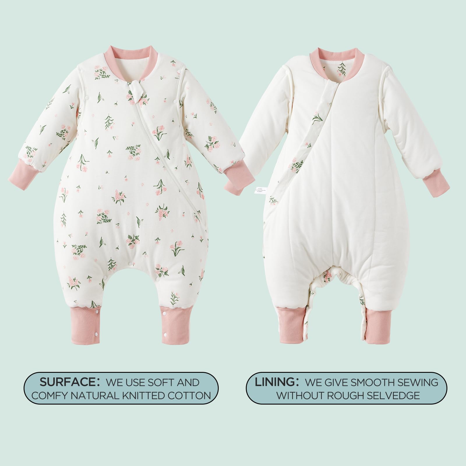 Duomiaomiao winter wearable blanket helps toddlers stay snug indoors