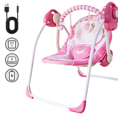 Duomilee swing seat with soft fabric and secure 5-point belt