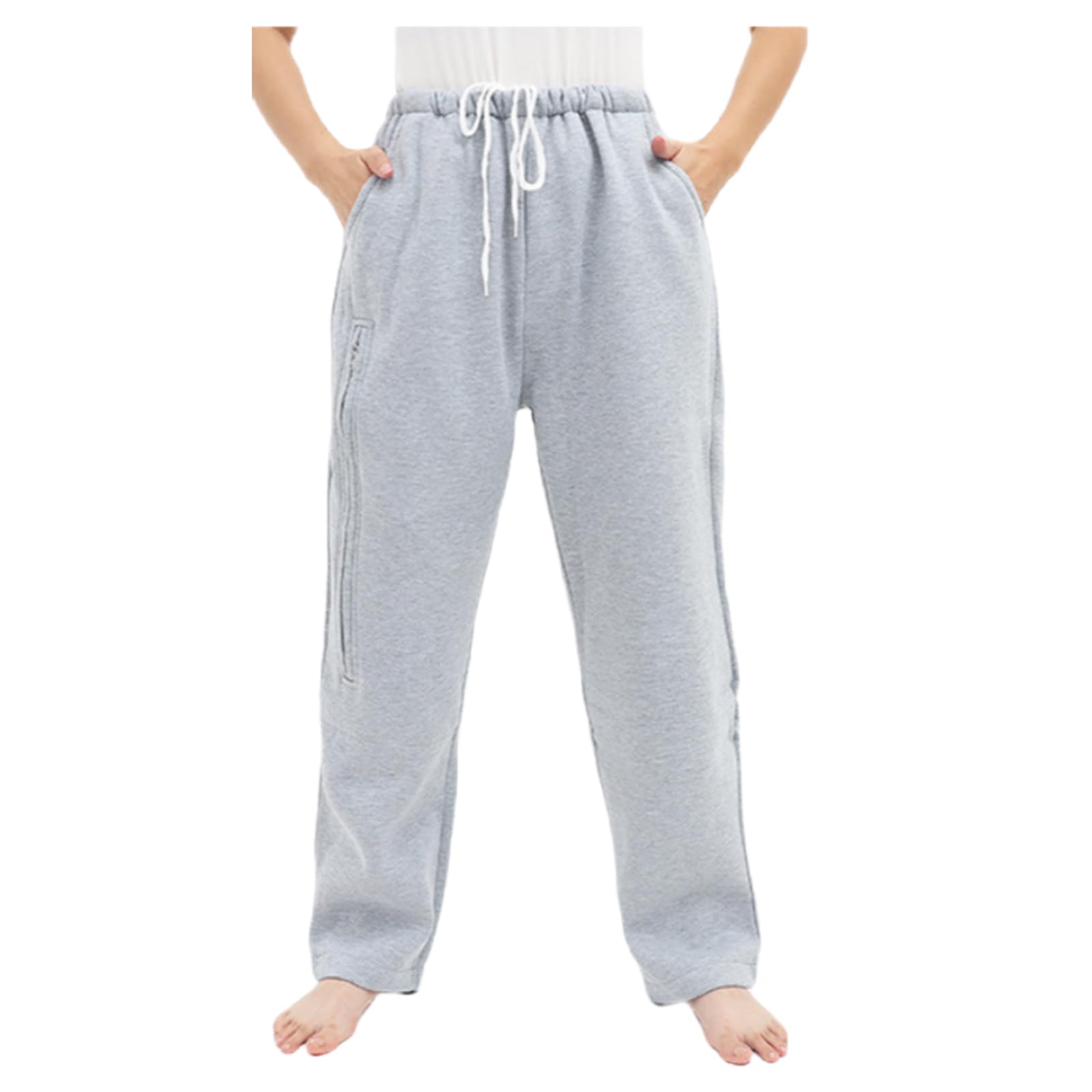 DURASIKO urine bag pants with double pockets secure daily wear