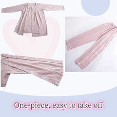DURASIKO gown soft cotton fabric feels breathable and gentle.