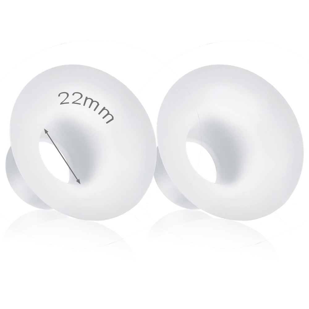 Durceler 22mm silicone inserts fit Medela and Spectra shields for a comfy seal.