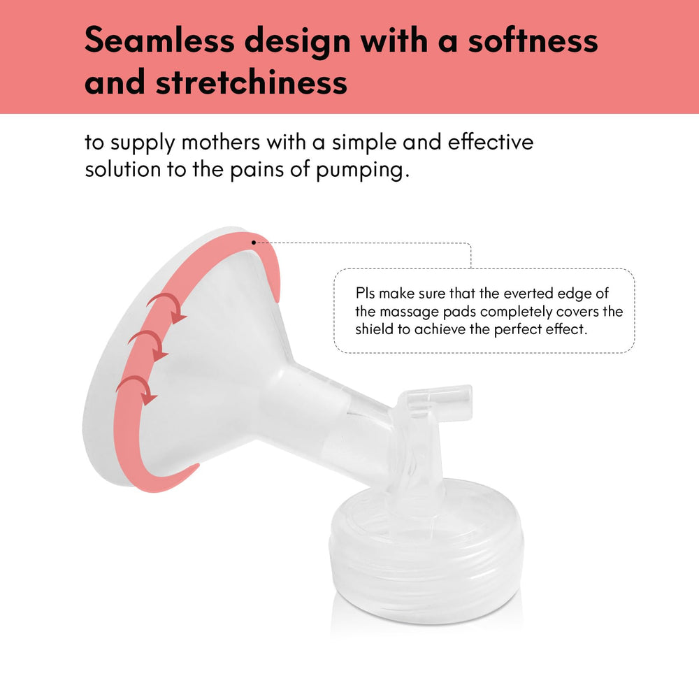 Durceler 360-degree rotation oval petal cushion allows flexible pumping positions