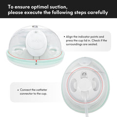 Durceler BPA-free silicone ensures safe, odorless use during daily pumping
