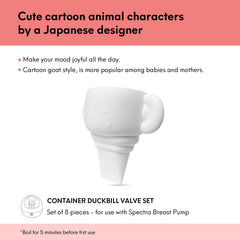 Durcler duckbill valve with pull-tab design eases insertion and reduces tearing risk.