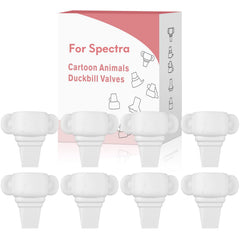 Durcler cartoon duckbill valve set for Spectra S1/S2 compatibility improves pumping options.
