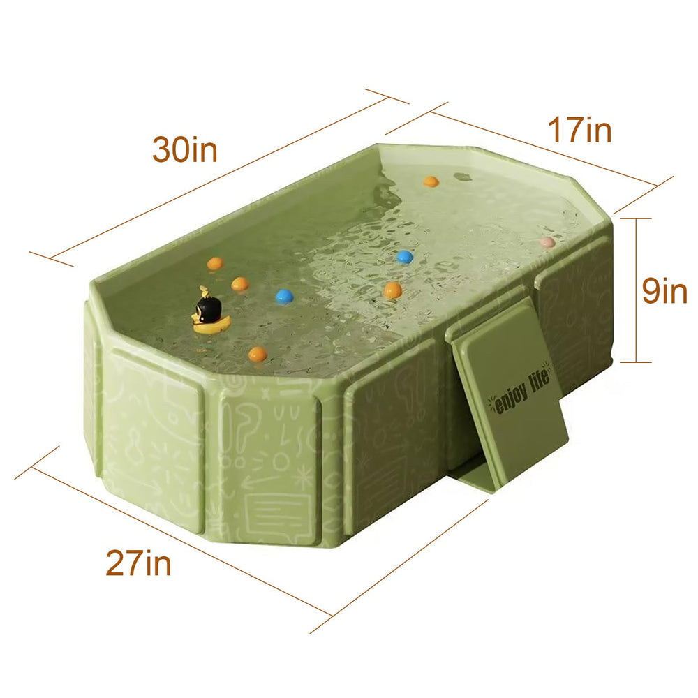 DUSHARKFUN sturdy and safe tub for hygienic baths.