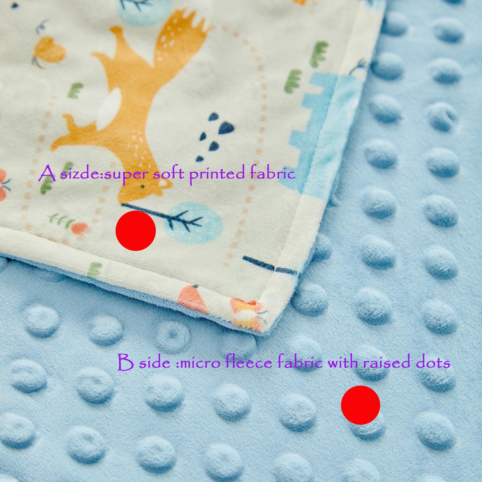 DuShow Animals blanket nursery decor pairing with cheerful animal motifs.