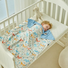 DuShow Animals blanket soft minky texture delivers warm, snuggly comfort.
