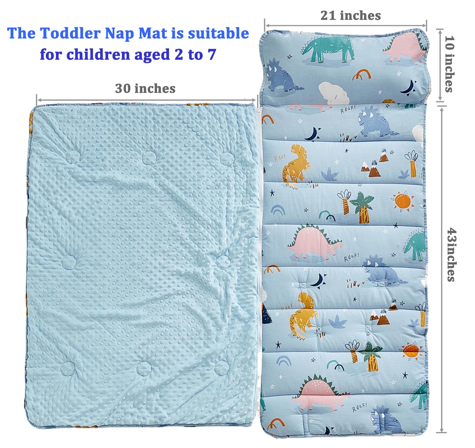 DuShow nap mat name card slot for quick identification at daycare