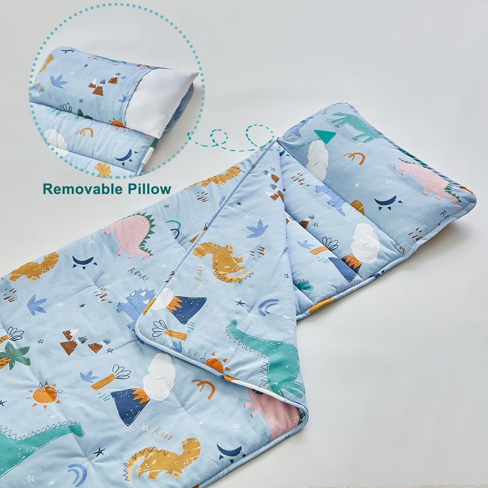 DuShow nap mat measures 53 by 21 inches for children ages 3 to 6