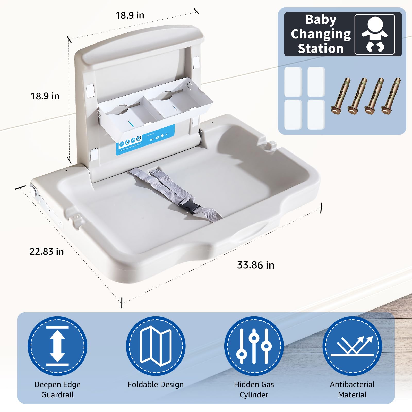 DutyWorks space-saving design fits compact spaces in clinics and nurseries.