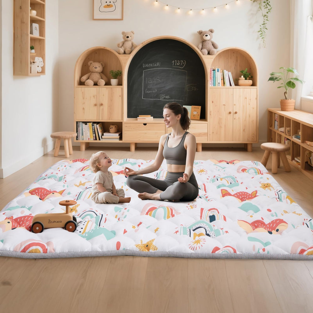 Duwenem easy-to-fold mat, quick setup for versatile spaces.