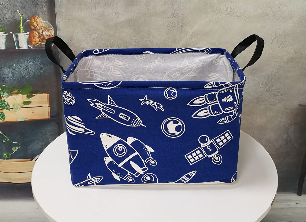 DUYIY portable canvas basket easy to carry anywhere.