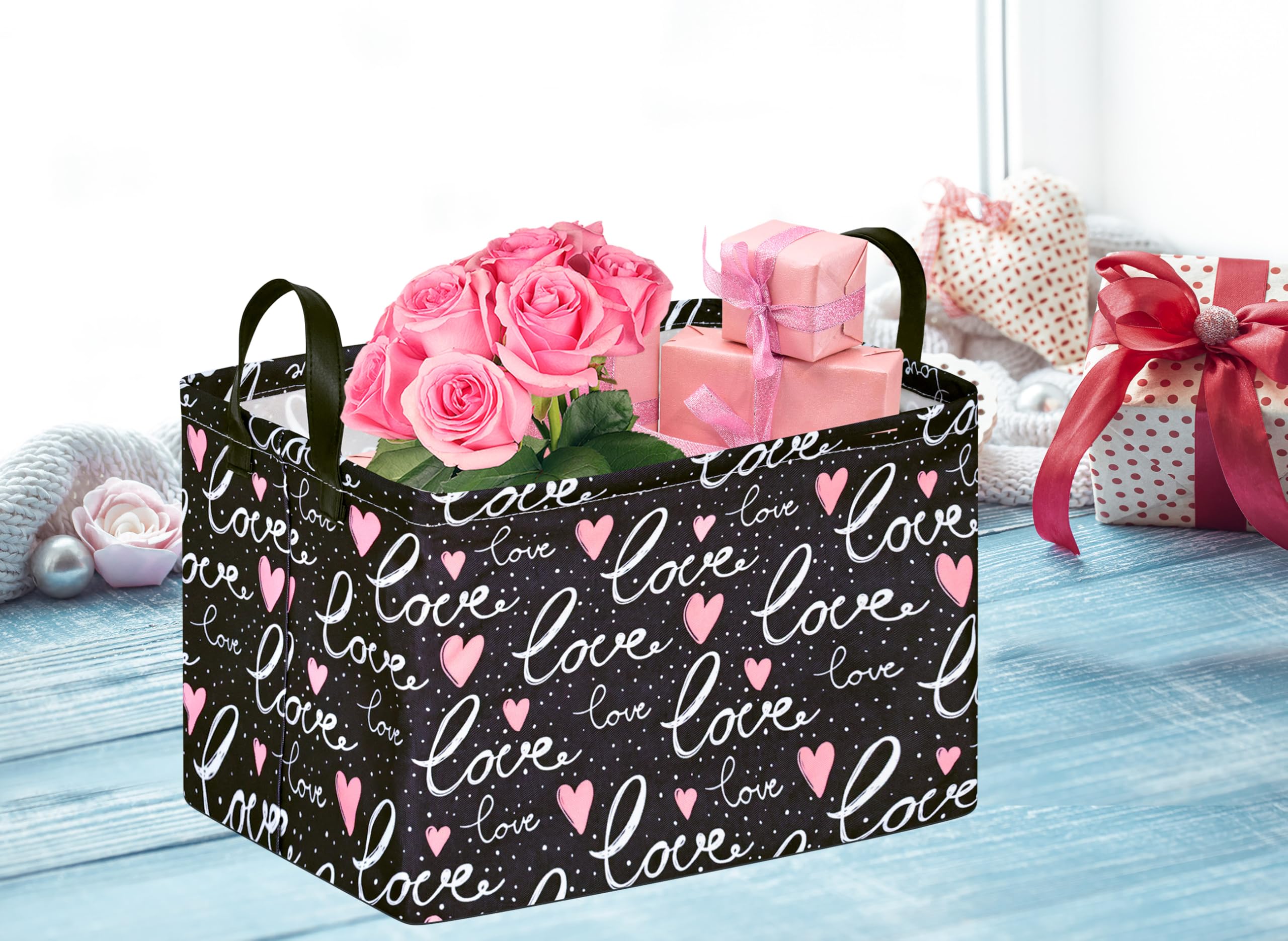 DUYIY black gift basket adds style to any gift