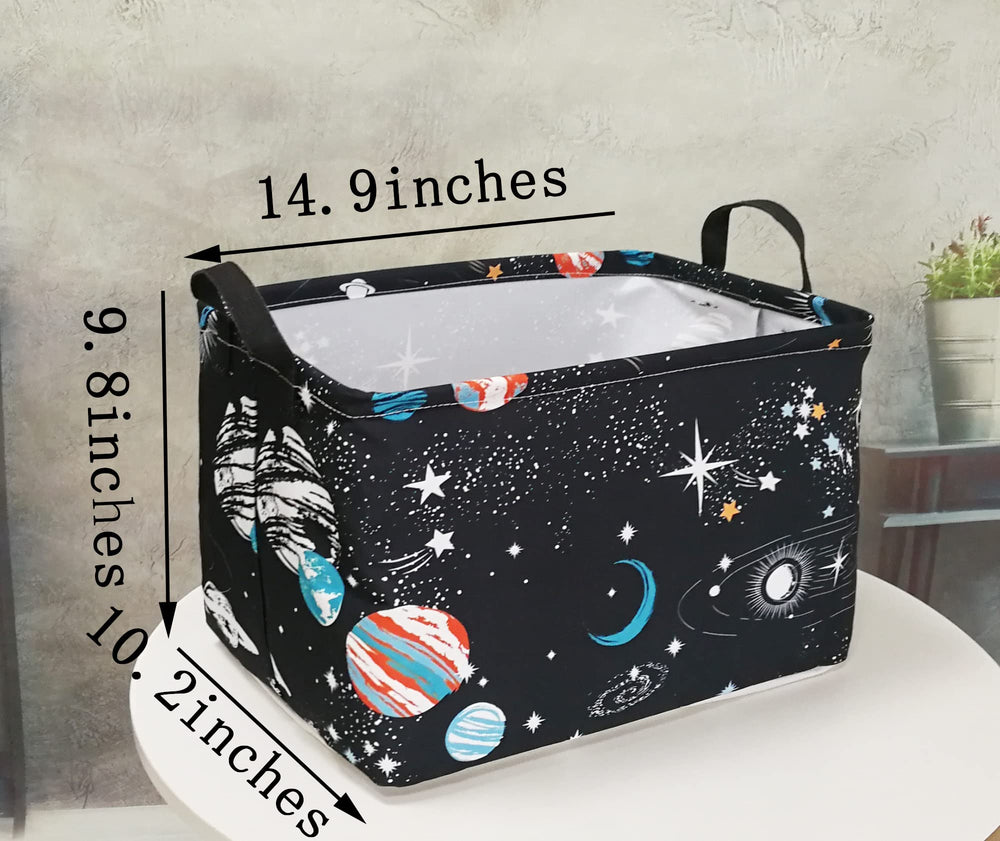DUYIY durable canvas storage basket with waterproof coating keeps contents dry