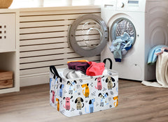 DUYIY nursery basket filled with toys for clutter-free playtime