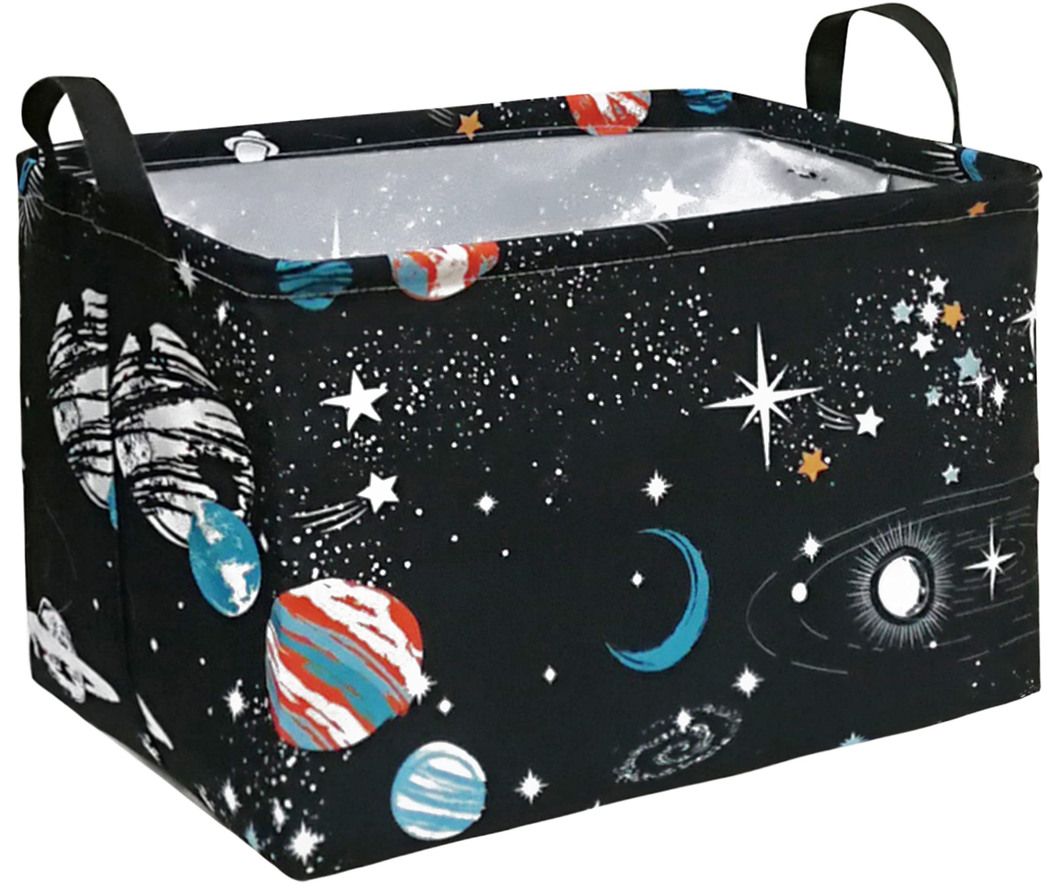 DUYIY rectangle gift storage basket front view, ideal for compact organization