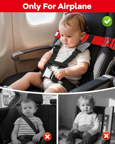 Duythy harness buckle cover helps prevent a child from unhooking during flights.