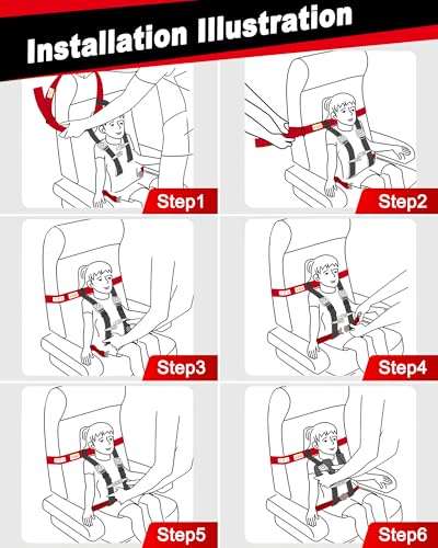 Duythy toddler travel essentials harness supports in-flight safety and convenience.