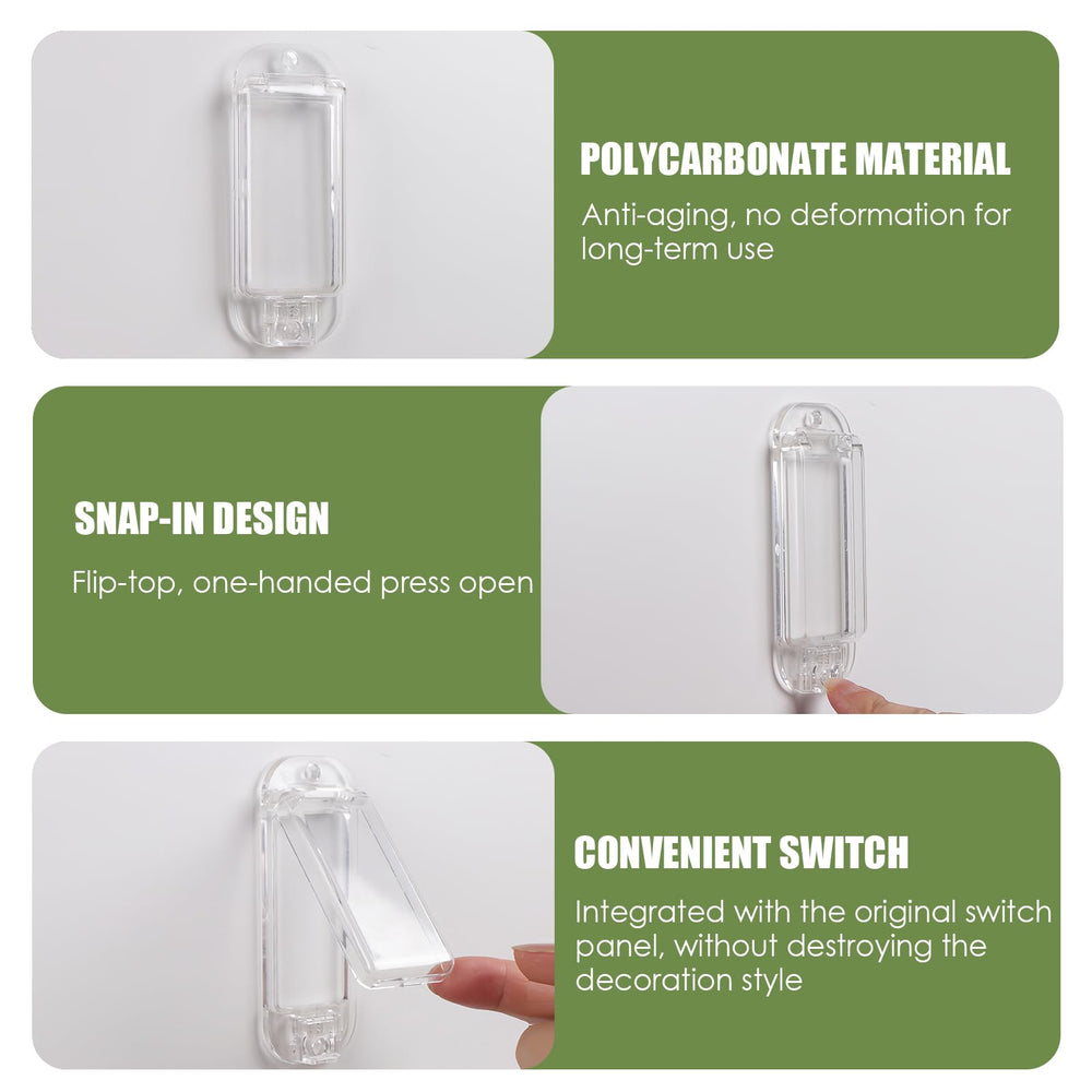 Dvvsav child-safety switch cover – protects little hands from toggling important devices.