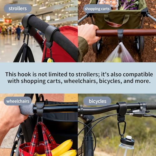 Dvvsav matte-metal hook adds subtle style to strollers