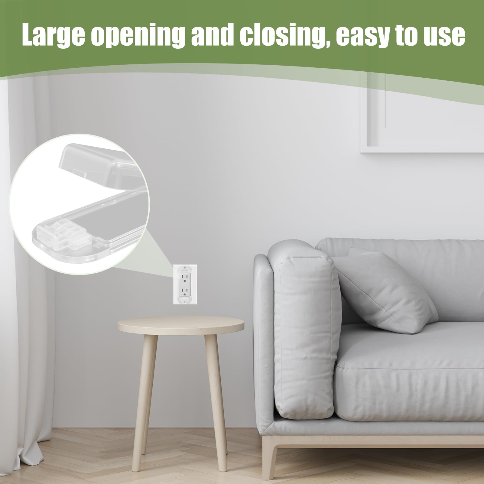 Dvvsav thick polycarbonate switch guard – durable protection against everyday use.
