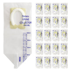 DWCHECK 20-pack pediatric urine bags collection for on-the-go use