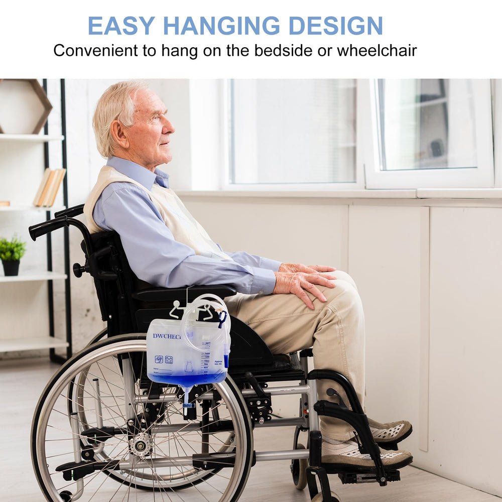 DWCHECK bedside-ready setup supports caregivers.