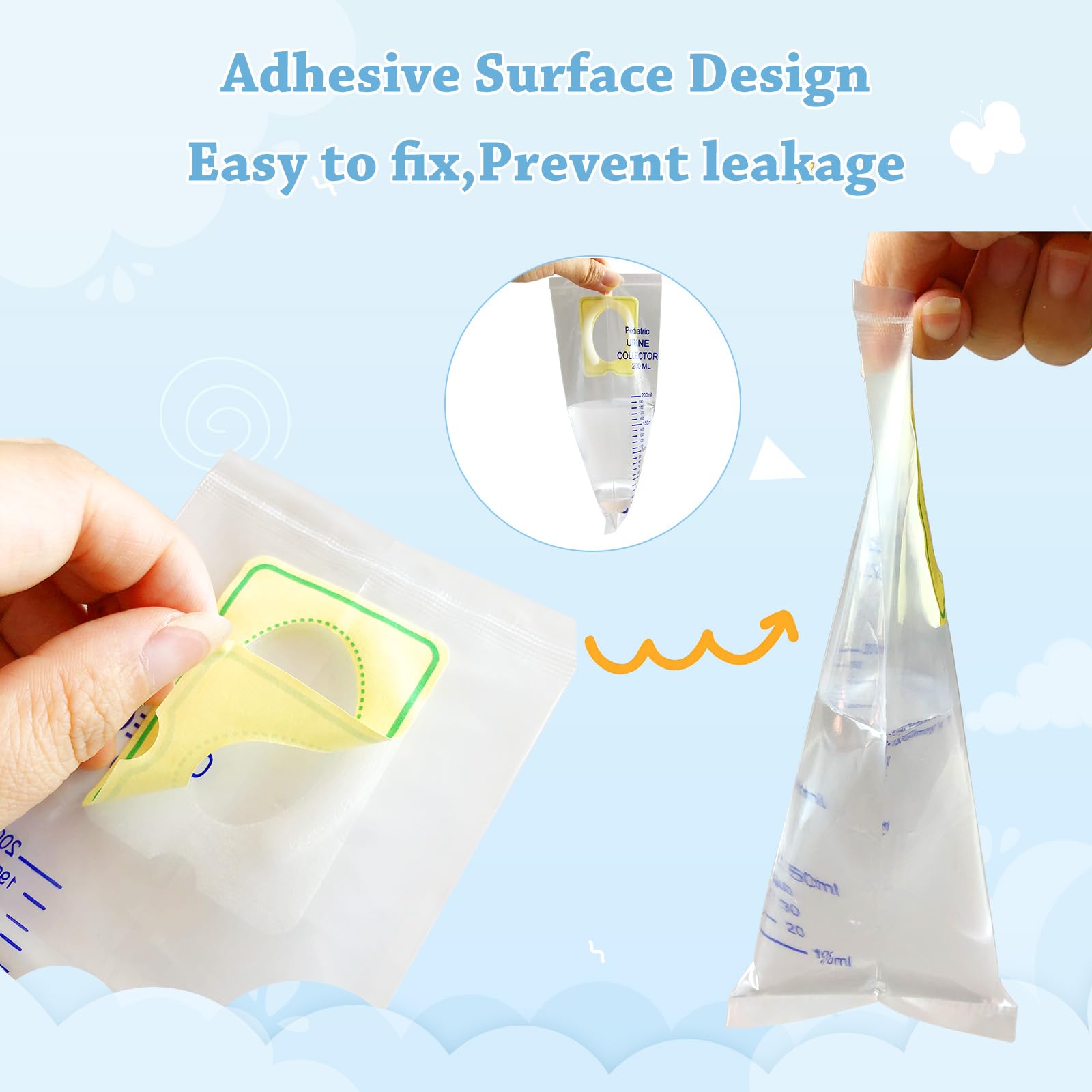 DWCHECK latex-free adhesive surface for safe attachment on kids