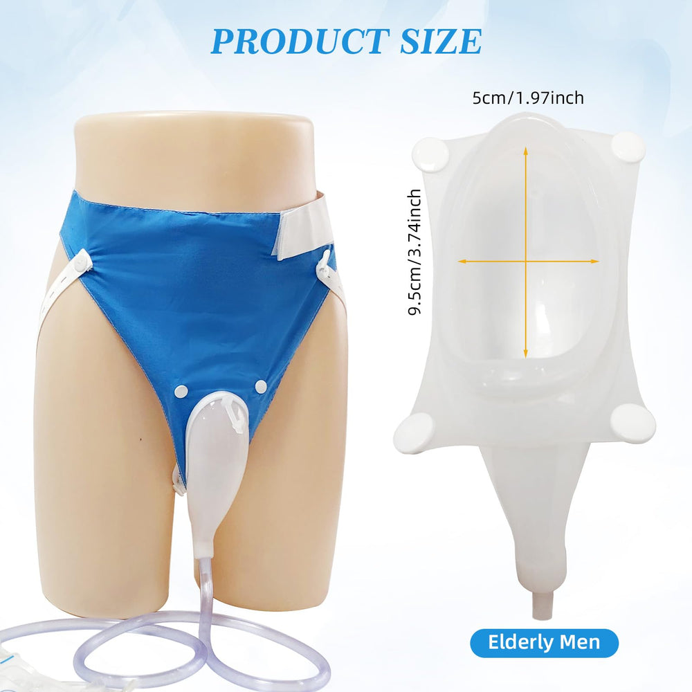 DWCHECK soft silicone urinal designed for skin-friendly comfort during extended wear.