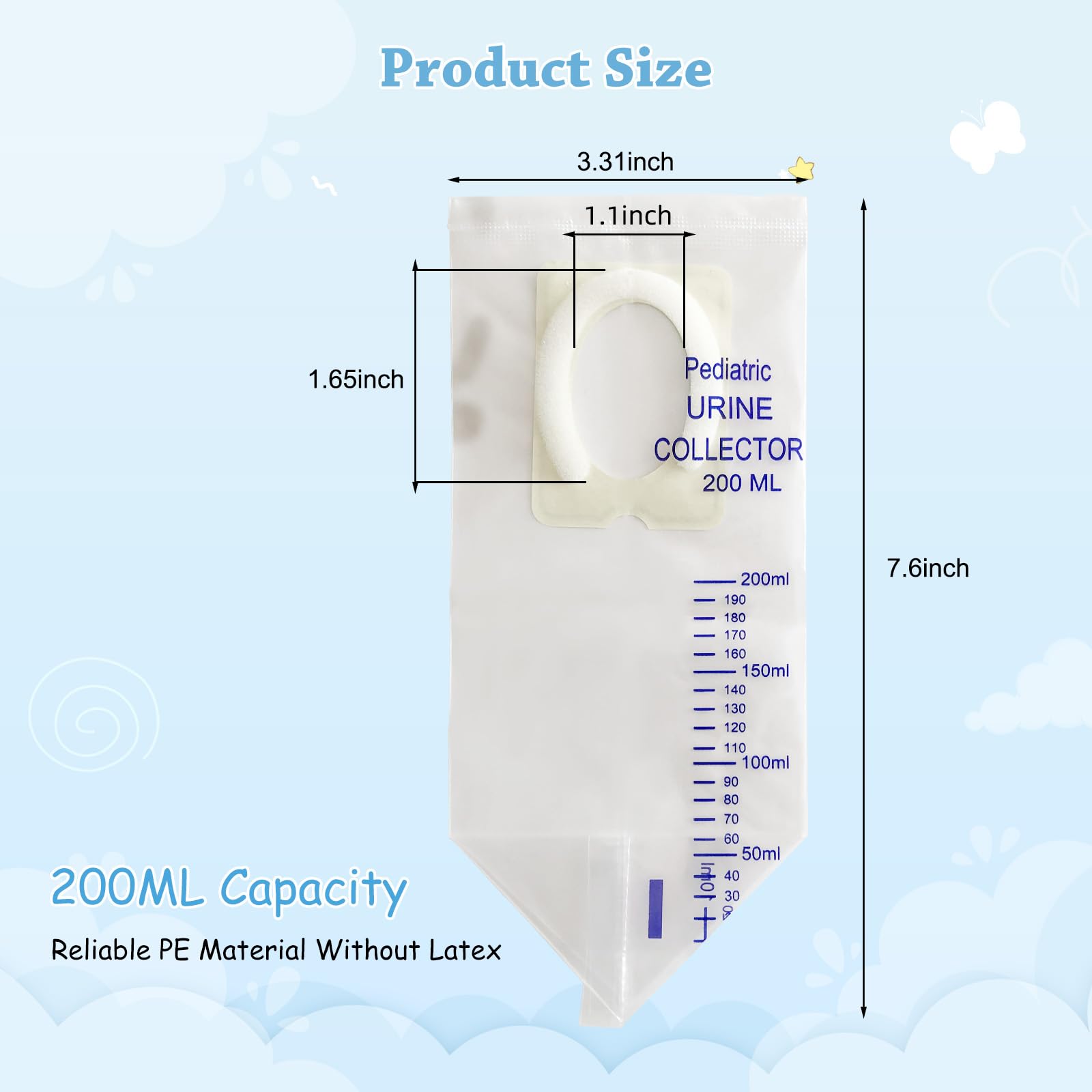 DWCHECK splash-proof disposable bag keeps hands clean during collection
