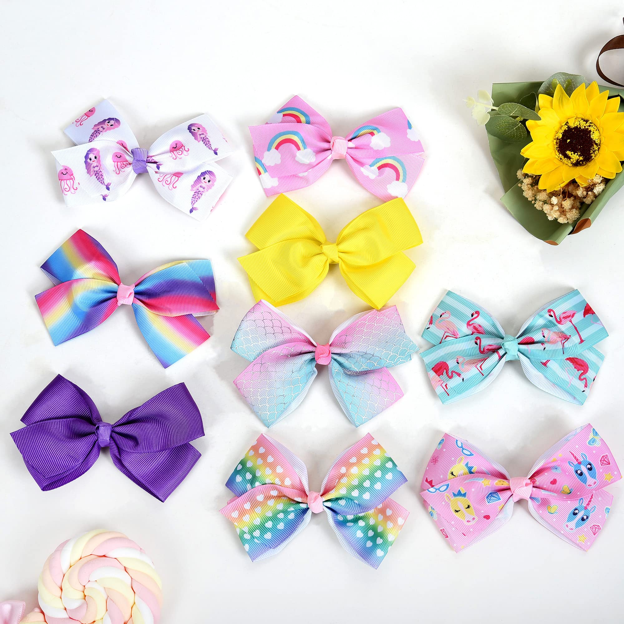 Dwenarry vibrant gift bows suitable for baby showers and birthdays