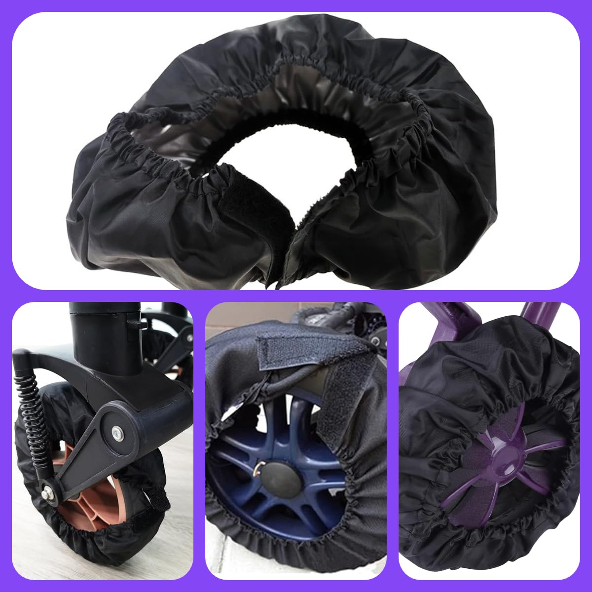 DWJSYXEI durable protectors extend stroller wheel lifespan