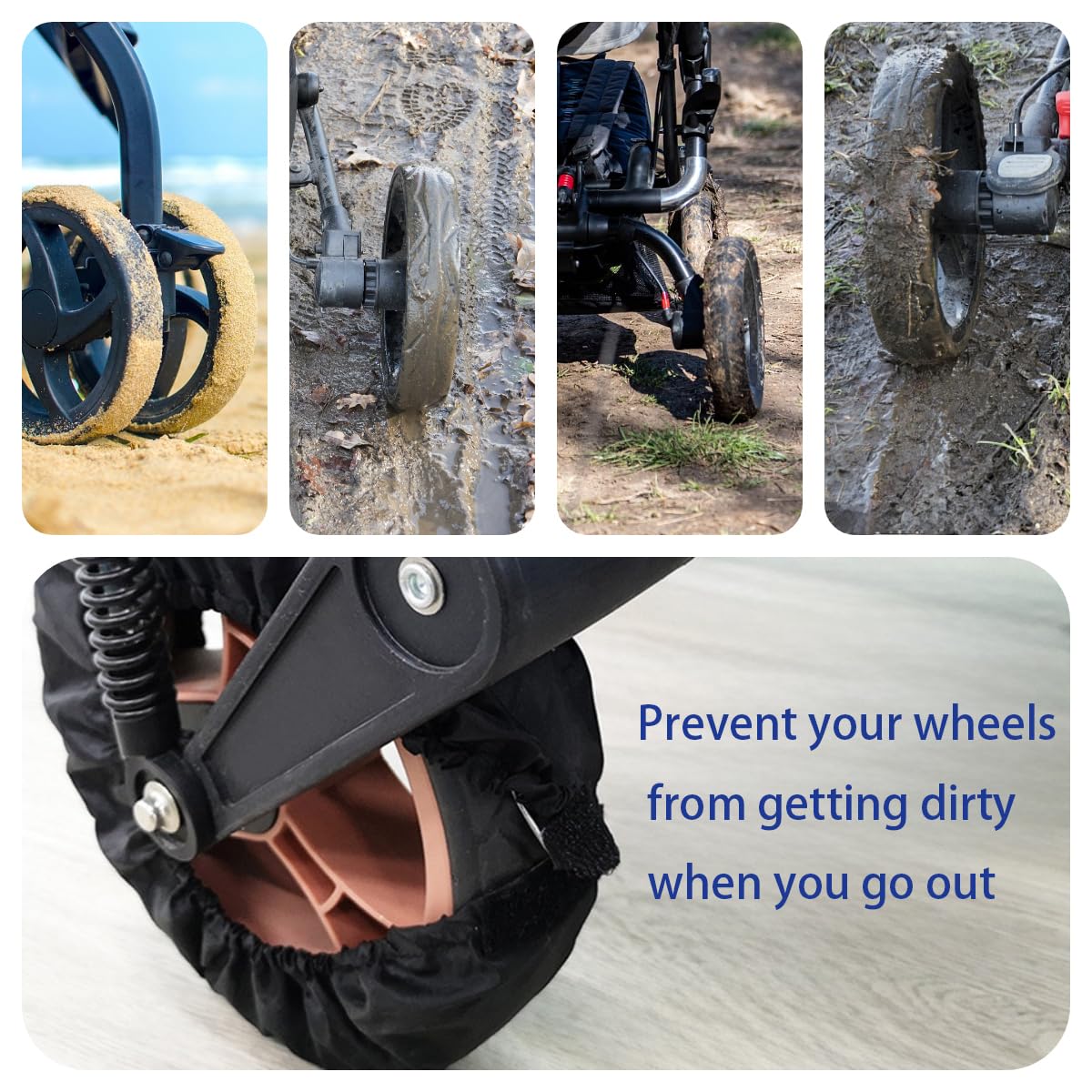 DWJSYXEI wheel protectors enable quick installation and easy cleaning