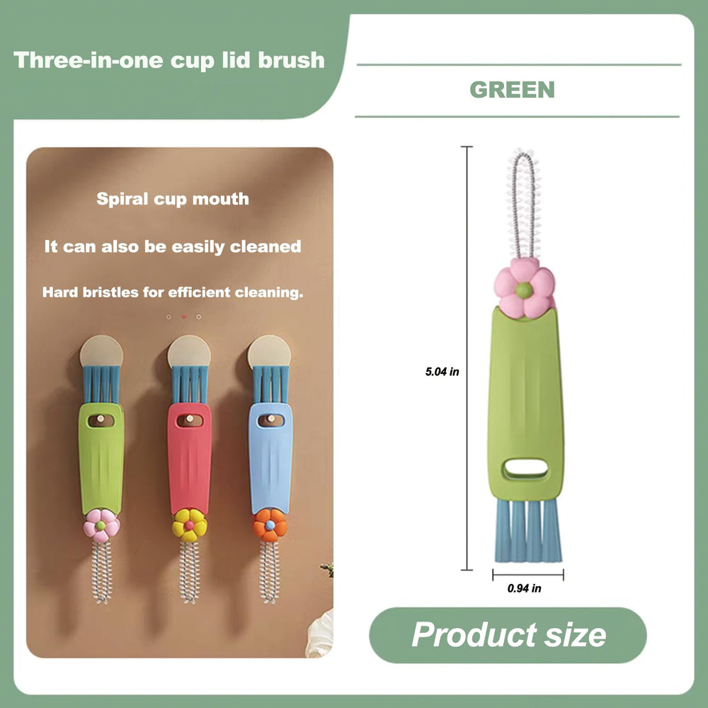 DWNDN cup lid gap brush with a hanging hole for convenient storage