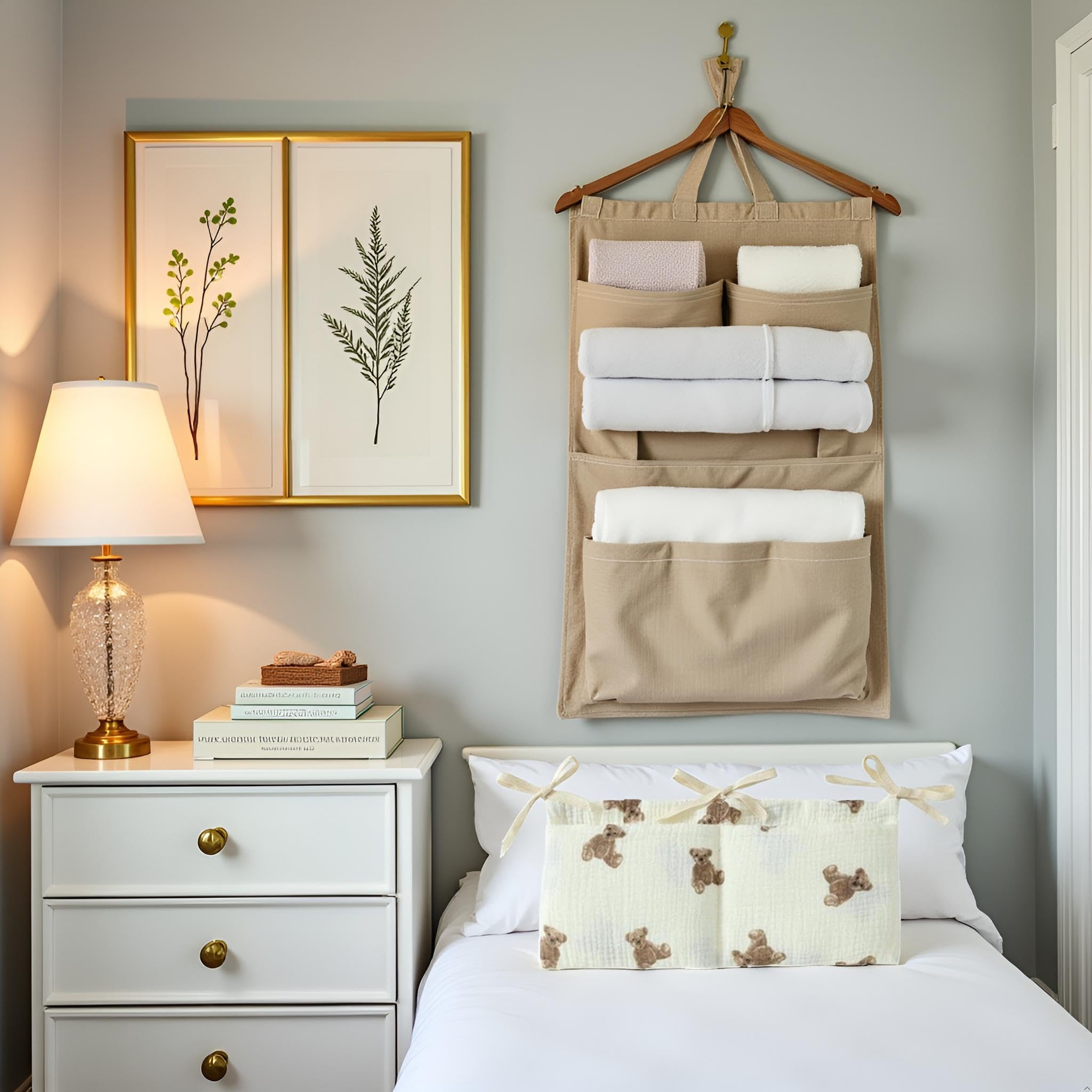 Dwuww Little Bear nursery organizer adds playful storage