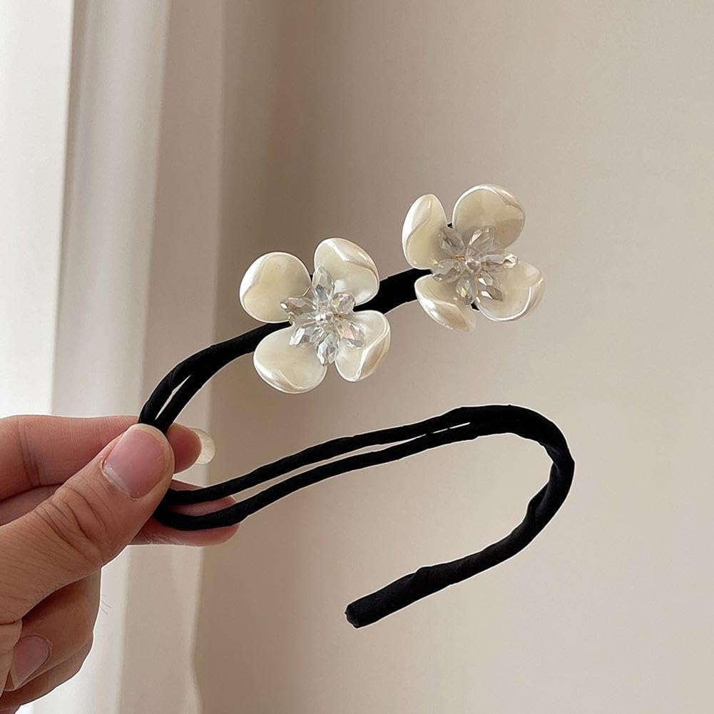Dwuww tie-dye Deft bun clip adds sparkle to casual or formal hairstyles