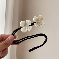 Dwuww tie-dye Deft bun clip adds sparkle to casual or formal hairstyles