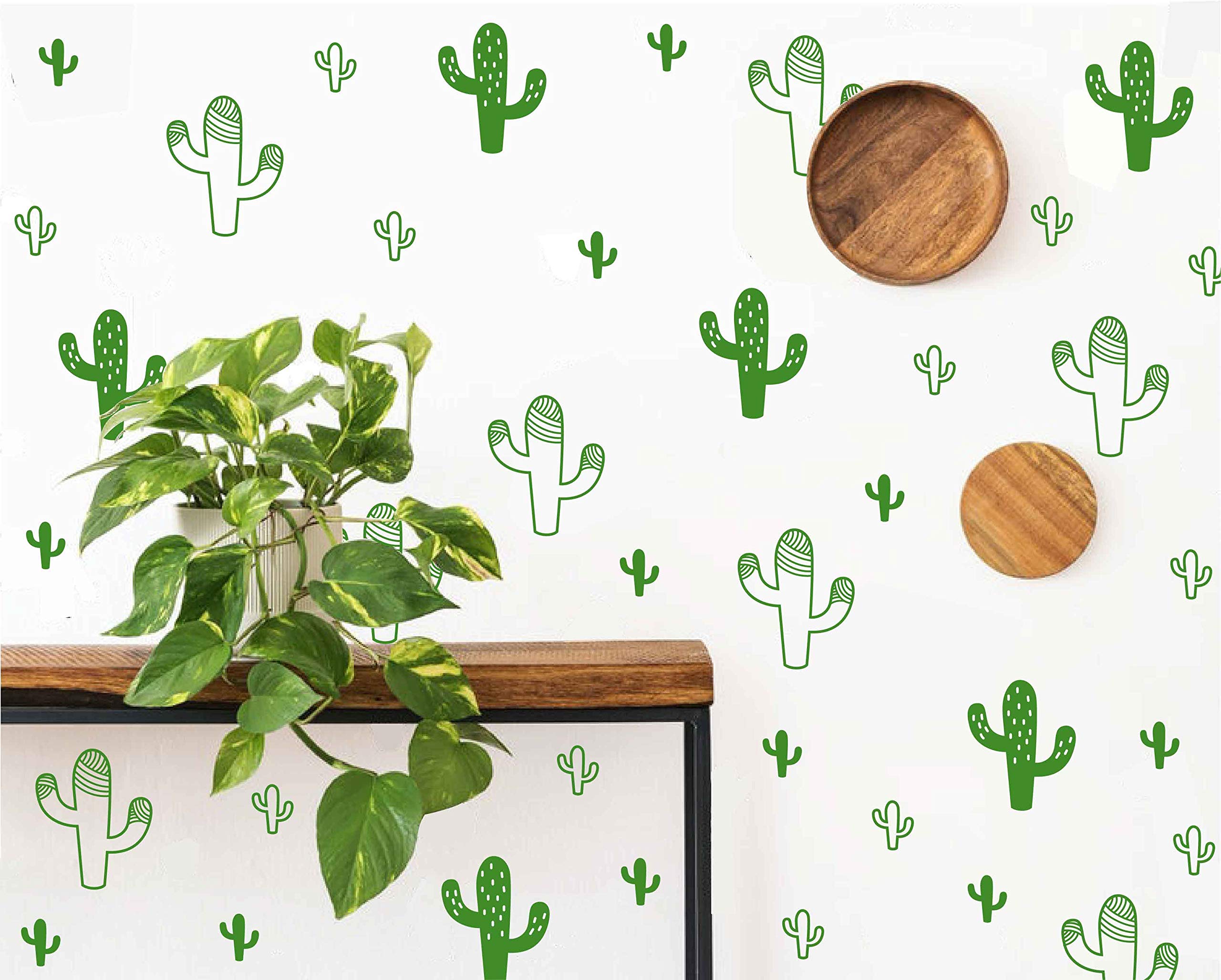 DXLING Melissalove cactus wall stickers; kids room décor, easy to apply and remove