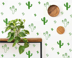 DXLING Melissalove cactus wall stickers; kids room décor, easy to apply and remove