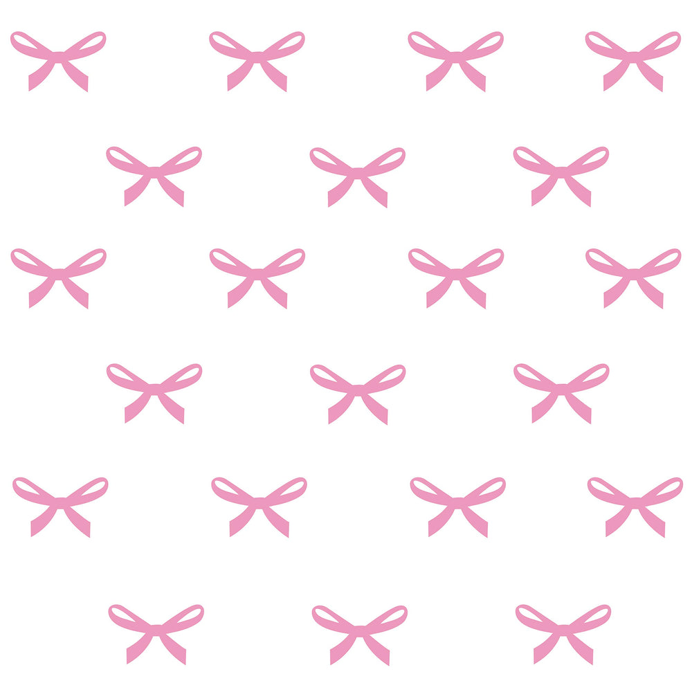 DXLING pink ribbon wall sticker for kids room, easy to remove without residue